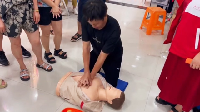 增强员工安全意识：嵊州红十字会为亿利服饰员工开展急救培训