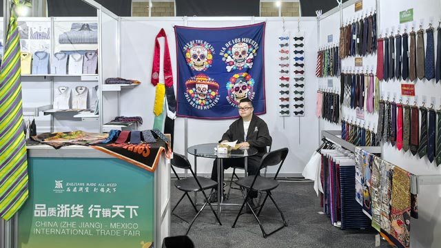 亿利闪耀墨西哥 INTEX 国际纺织展
